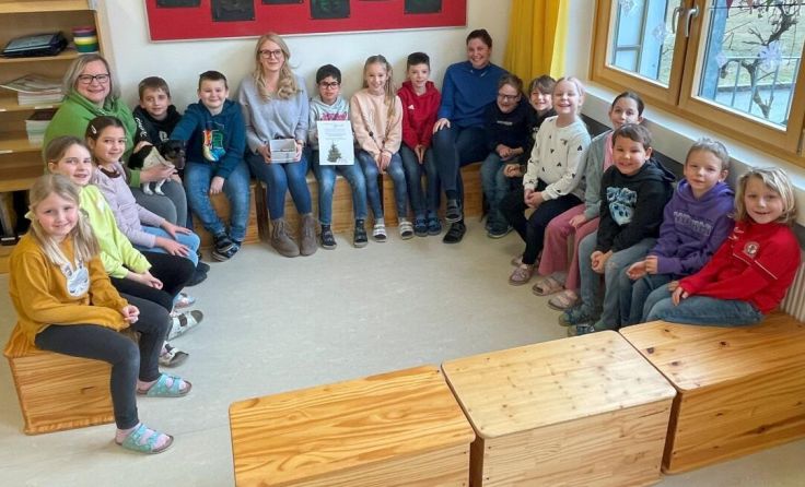 Die Volksschüler freuen sich über eine gelungene Spendenaktion. (Foto: VS Altheim)