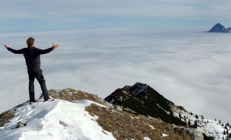 Markus Hatheier wanderte unter anderem zum höchsten Punkt Österreichs. (Foto: Markus Hatheier)