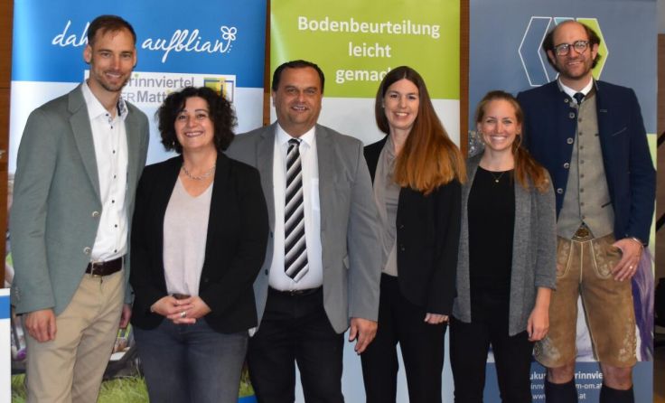 Das Leader- und KEM-Team stellte bei der Versammlung Projekte vor. (Foto: LEADER)