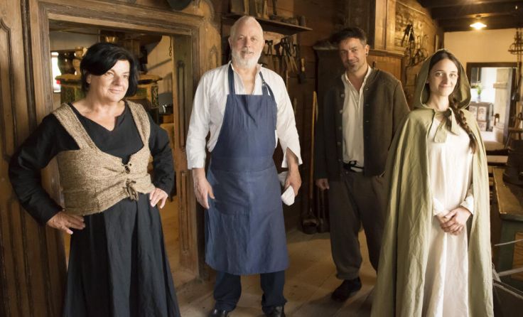 Schauspieler machen Braunaus Geschichte lebendig. (Foto: Stadt Braunau)