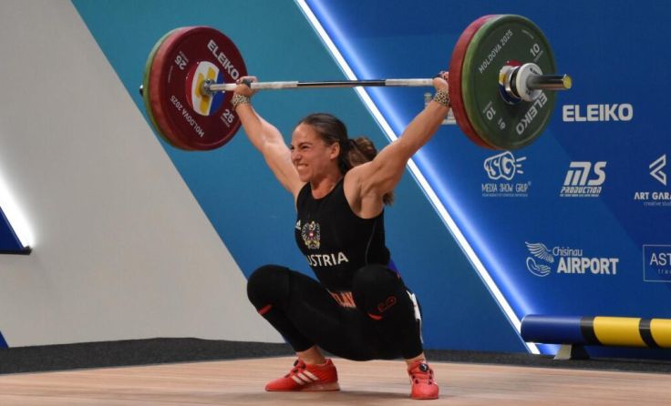 Paula Zikowsky schaffte 89 Kilogramm im Reißen. (Foto: Conny Högg)