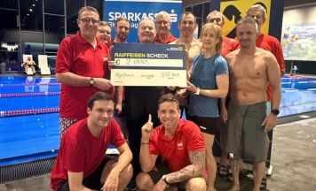 Rieder Schwimmer sammelten 2.000 Euro für guten Zweck