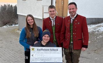 Musikverein unterstützt Mathias aus Lohnsburg