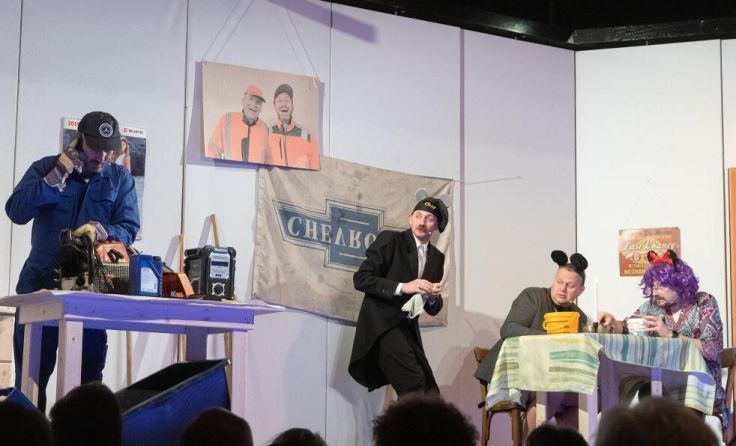 In Hohenzell wird der Fasching mit Sketchen gefeiert. (Foto: Alois Doblinger)