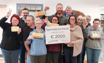 Freilandeierhof „Dreierlei“ spendete 2.000 Euro an Miravita Innviertel