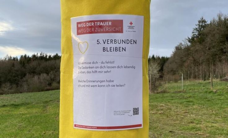 Die Stationen des Weges in Ort geben Impulse zum Nachdenken. (Foto: RK Ried)