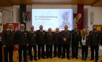 Zwei Brandeinsätze und 18 technische Einsätze: Feuerwehr Hackenbuch zog Bilanz