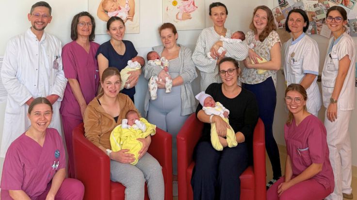 Sieben Babys auf einen Streich: Babyboom im Schärdinger Krankenhaus