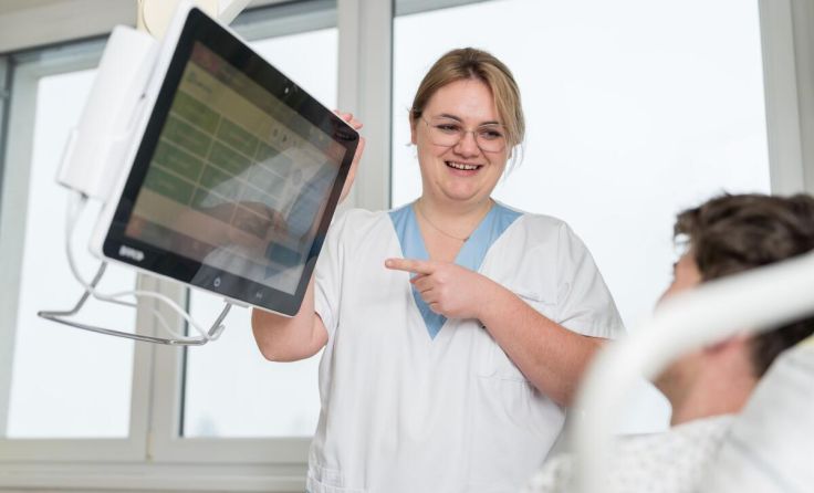 Schärding ist ein Vorreiter in der digitalen Kommunikation im Krankenhaus. (Foto: OÖG)