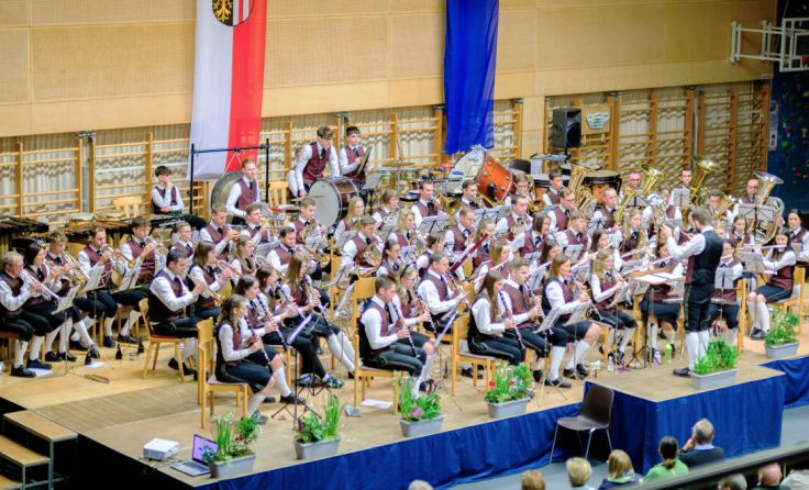 Die Marktmusikkapelle Andorf veranstaltet ein Konzert. (Foto: netpixel.at Loher R.)