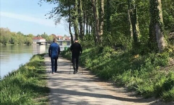 In Schärding wird gemeinsam gewandert. (Foto: Stadtgemeinde Schärding)