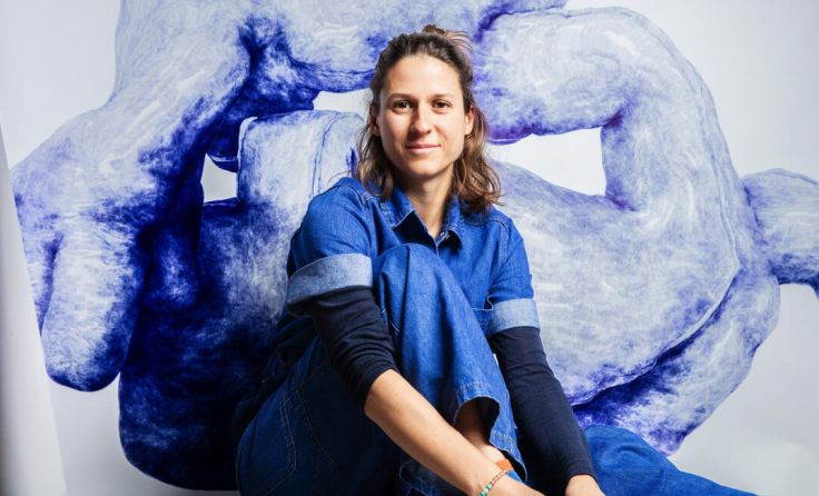 Im Kubin-Haus in Wernstein eröffnet Michaela Kessler die Ausstellungssaison. (Foto: Zoe Goldstein)