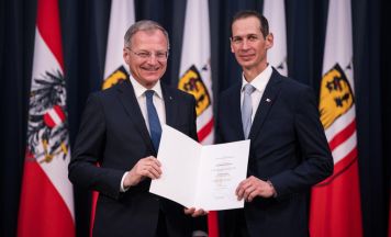 Ehrung für Landesstabführer aus dem Bezirk Schärding