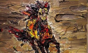 Aus dem Feuer geboren und Wild Horses im Schütz Art Museum