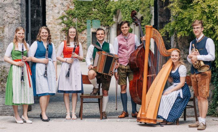 Die Musiker traten bereits beim Woodstock der Blasmusik auf. (Foto: Dorothea Neubacher)