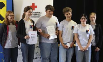 Schüler aus St. Marienkirchen bei Jugendrotkreuz-Landesbewerb erfolgreich