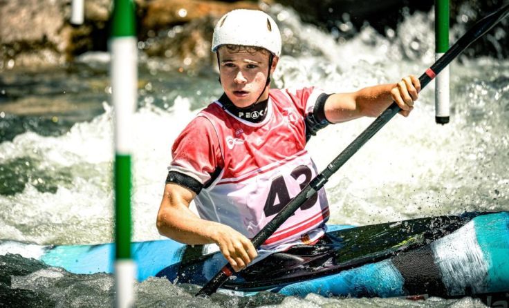 Milo Oblinger sicherte sich einen Platz im österreichischen Kanu-Nationalteam. (Foto: privat)