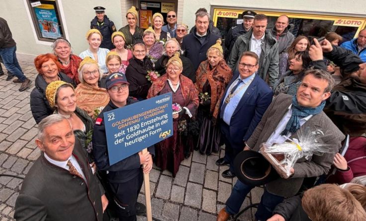Eine Abordnung aus Schärding besuchte das Bürgerfest in Grafenau. (Foto: Stadtgemeinde Schärding)