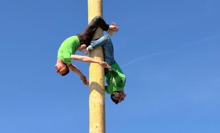 Die Sauwaldkraxler erhalten Brauchtum mit Begeisterung am Leben. (Foto: Höllinger)