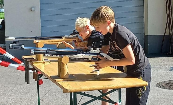 Die Schützen legen Wert darauf, den Nachwuchs zu fördern. (Foto: St. Romaner Schützen)