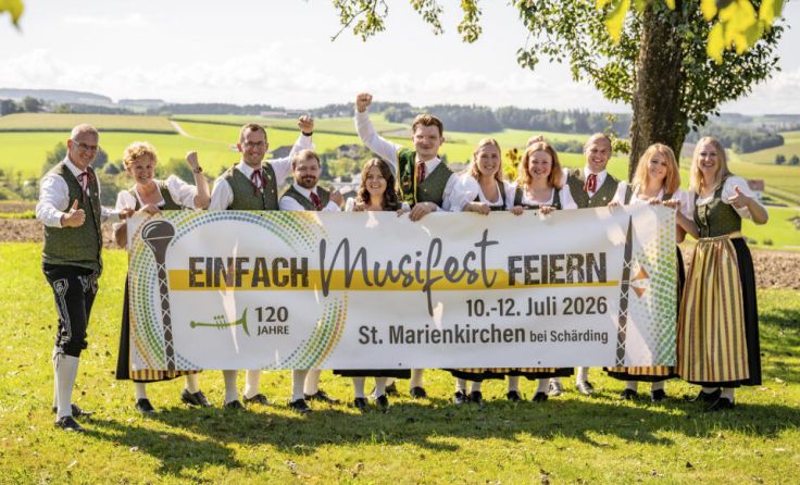 Der Musikverein St. Marienkirchen lädt zur Jubiläumsfeier. (Foto: media.dot/Martin Mühlbacher)
