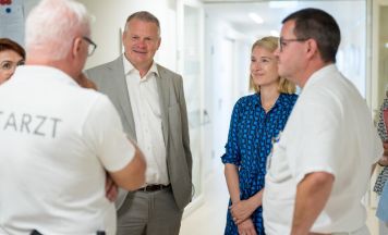 OÖG-Spitze sprach mit Mitarbeitern im Klinikum Schärding