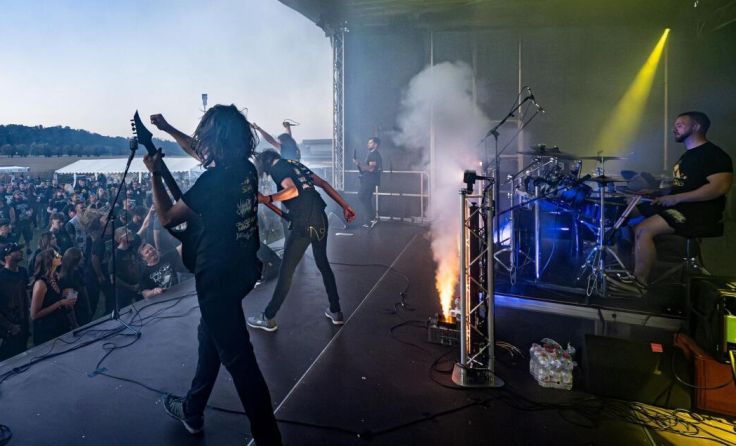 Die Gastgeber „Collapsed Minds“ wollen wieder für Stimmung sorgen. (Foto: Manuel Denk)