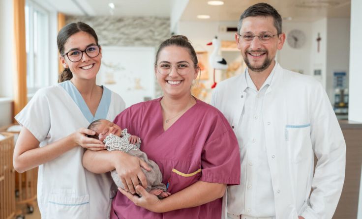 Das Geburtsteam des Klinikums lädt zum Infoabend ein. (Foto: OÖG/Dominik Derflinger)