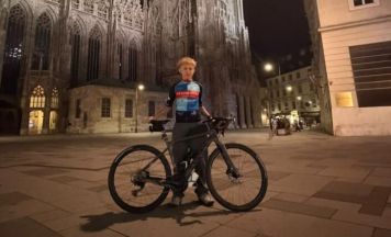 Schardenberger Caspar Nagel radelte mit 13 über die Alpen