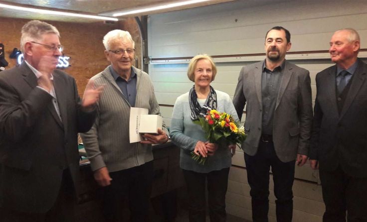 Auszeichnung an Maximilian Reindl "Ehrenzeichen in Kristall" (Foto privat)