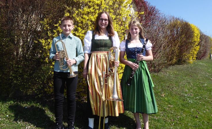 Die Preisträger Armin, Sandra und Petra Leingartner (Foto: Moritz)