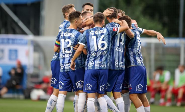 Blau-Weiß gelang der Auftakt-Sieg. (Foto: GEPA pictures/ Manfred Binder)