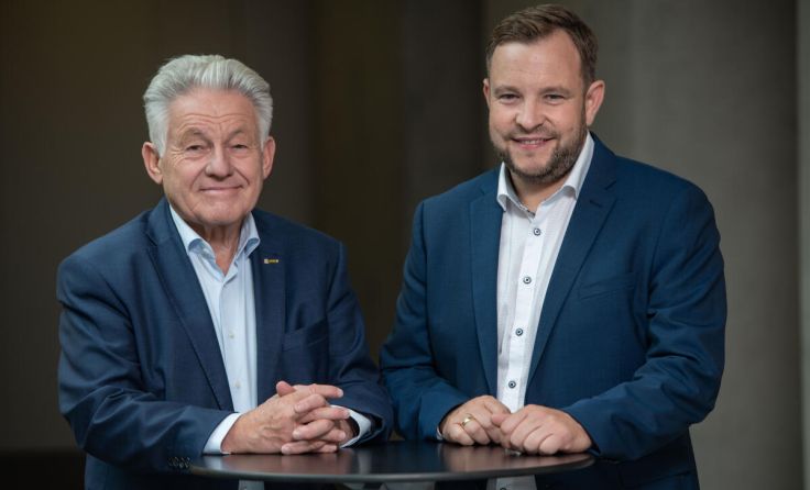 LH a. D. Josef Pühringer (l.) und Franz Ebner. (Foto: OÖSB)