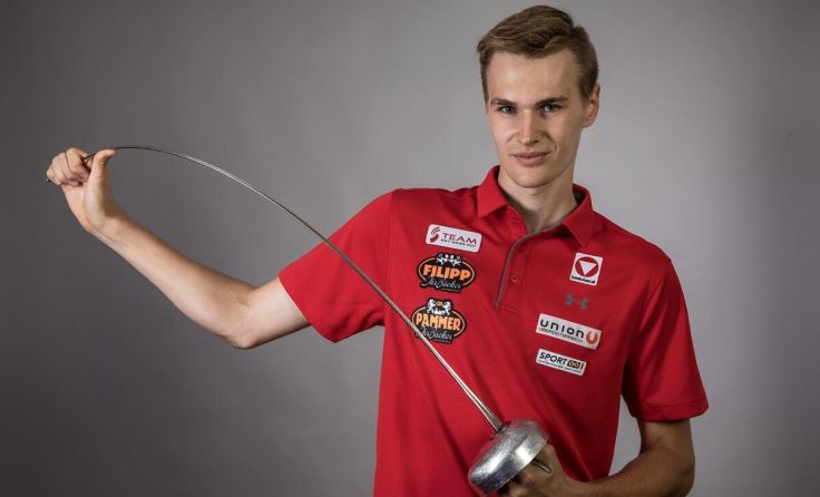 Josef Mahringer ist startbereit. (Foto: Laimer)
