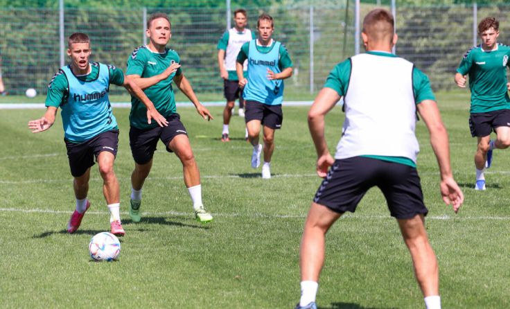 Die SV Ried startete am 13. Juni mit der Sommervorbereitung. (Foto: SVR/Schröckelsberger)