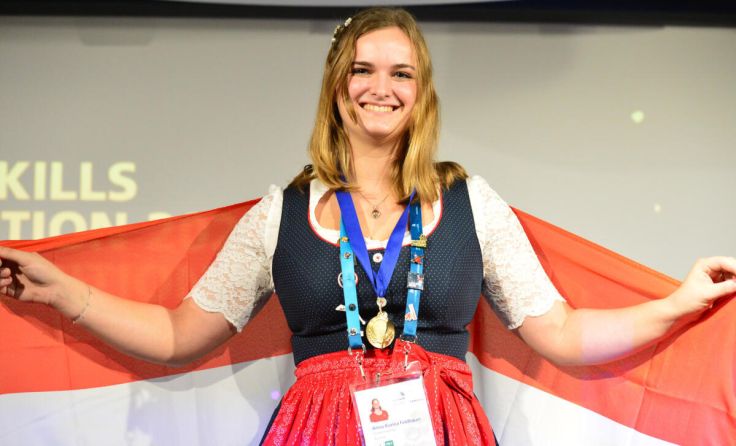 Anna Feldbauer holte bei der Berufsweltmeisterschaft Gold für Österreich. (Foto: WorldSkills)