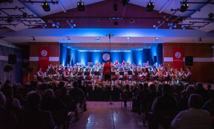 Zum Wunschkonzert nach Gaspoltshofen kamen 450 Besucher. (Foto: Florian Eder)