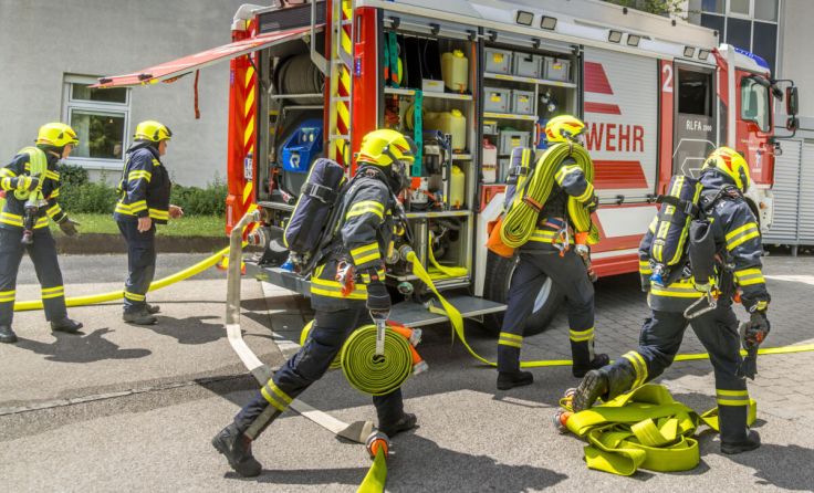 Im Institut Hartheim wurde für den Ernstfall geübt. (Foto: Hermann Kollinger)