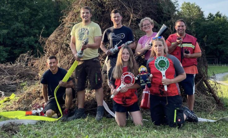Die FF Affnang bereitet sich schon auf das Waldfest vor. (Foto: FF Affnang)