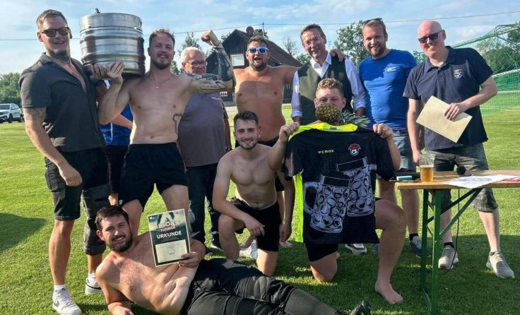 Die "FC Durstlöscher" sicherten sich den Sieh in der Seidlwertung. (Foto: FJ Eferding)
