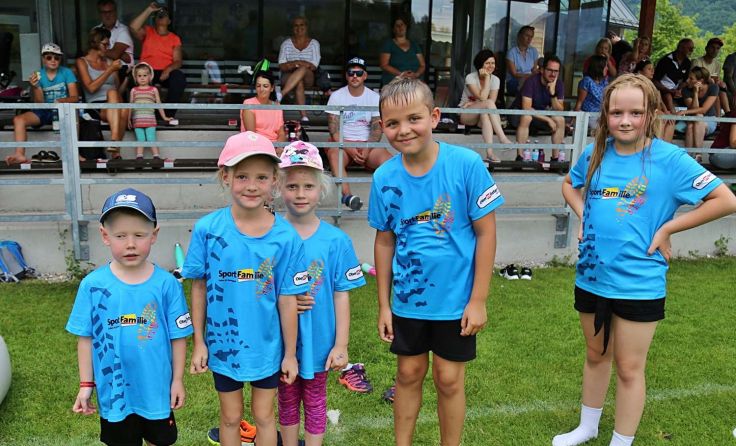 Teilnehmer des Sportfestes. Foto: Hörmandinger