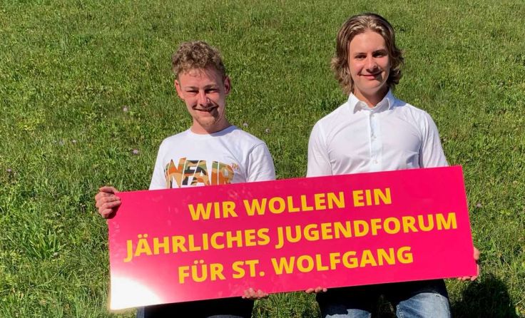 Daniel Wesenauer und Richard Gerum fordern ein Jugendforum für St. Wolfgang Foto: FPÖ St. Wolfgang