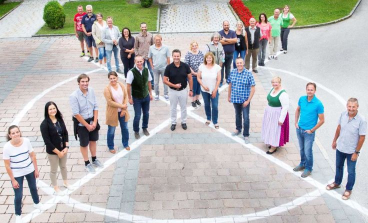 Das Obertrauner SPÖ-Team um Bgm. Egon Höll für die nächsten 6 Jahre Foto: Manfred Schöpf