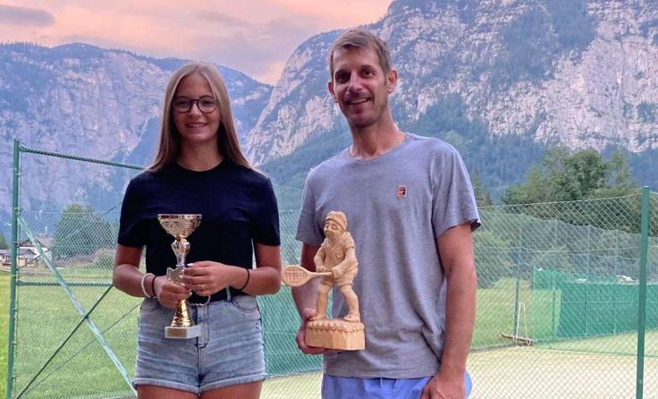 So sehen Ortsmeister aus: Selina Stricker und Florian Puchinger Foto: privat