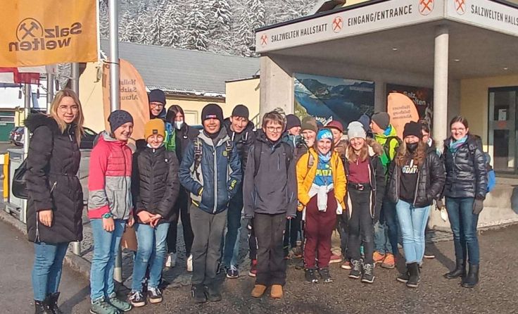 Die zweiten Klassen besuchten die Salzwelten. Foto: Welterbe MS