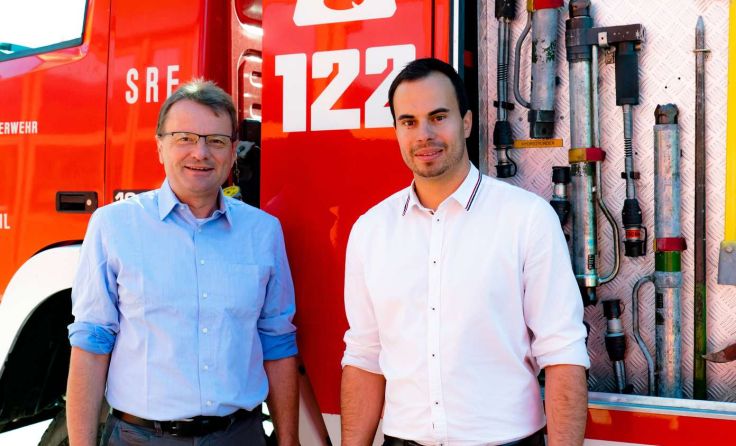 MEP Hannes Heide und LAbg Mario Haas Foto: SPÖ