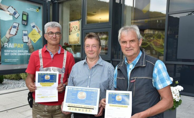 Hannes Sprickler, Franz Spiessberger, Franz Wolfsgruber (Foto: Wilfried Fischer/Fionet.at)