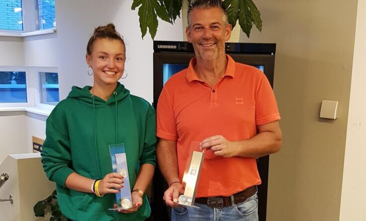 Johanna Janisch und Günter Arnold (Foto: Golf Regau)