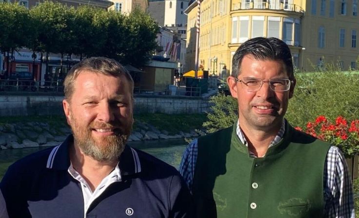 Finanzstadtrat Hannes Bauer und Vizebürgermeister Hannes Mathes (Foto: privat)