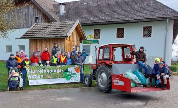 Auch die Gruppe aus Hainbach hat fleißig Müll gesammelt. (Foto: privat)